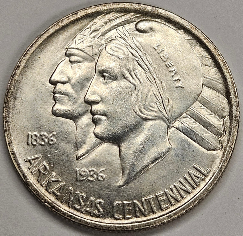 Arkansas Half 1936 Gem BU+