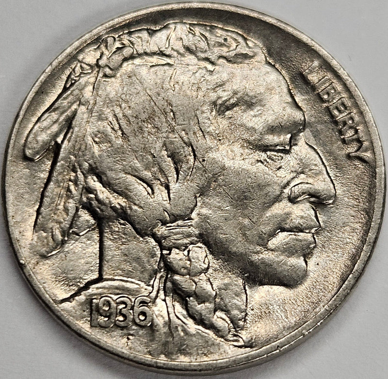 1936 Buffalo Nickel Choice About Uncirculated