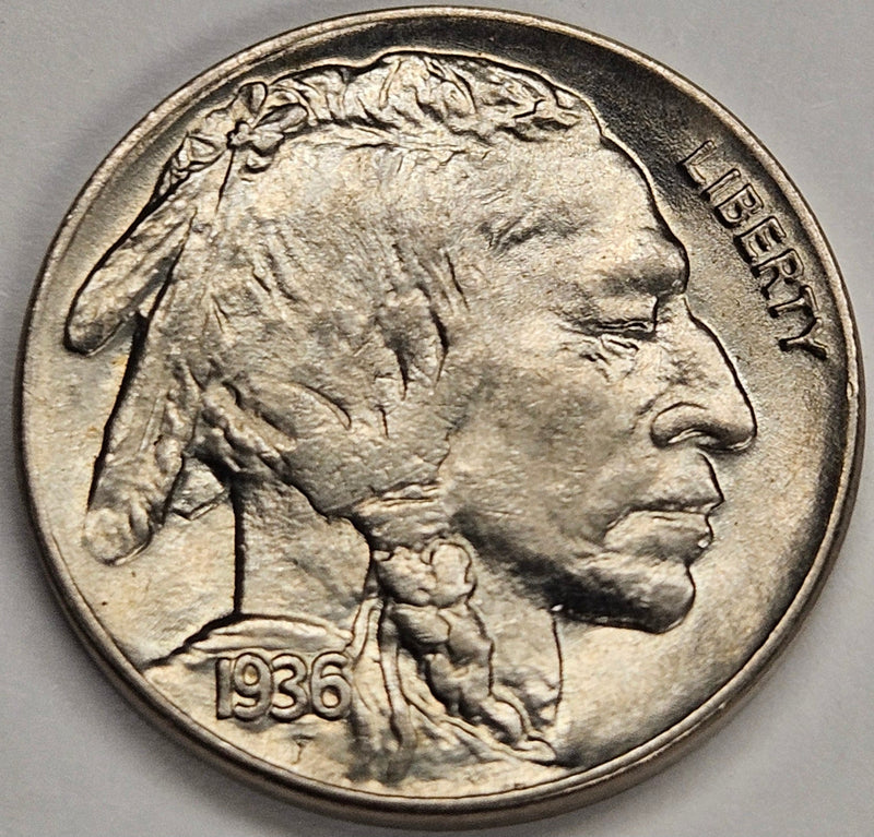 1936 Buffalo Nickel Choice Brilliant Uncirculated