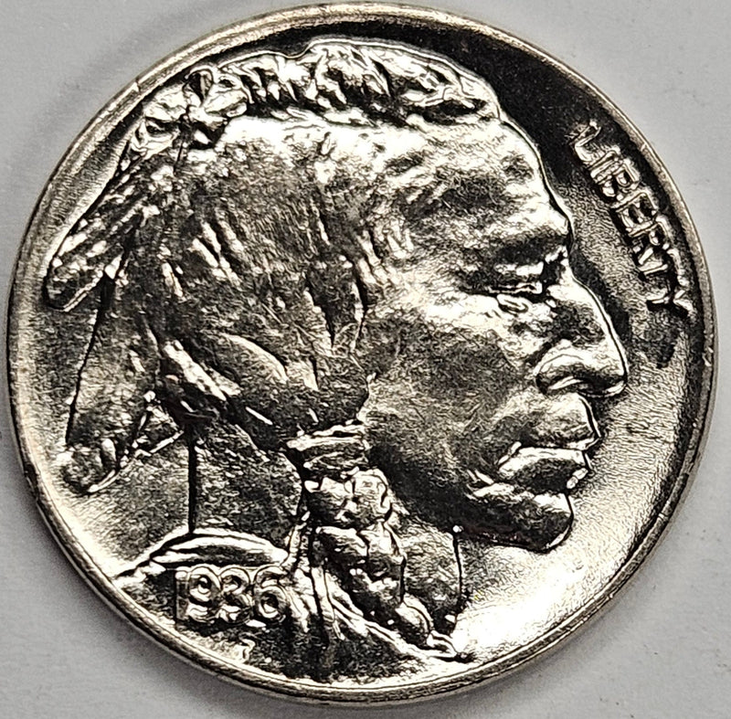 1936 Buffalo Nickel Gem Brilliant Uncirculated