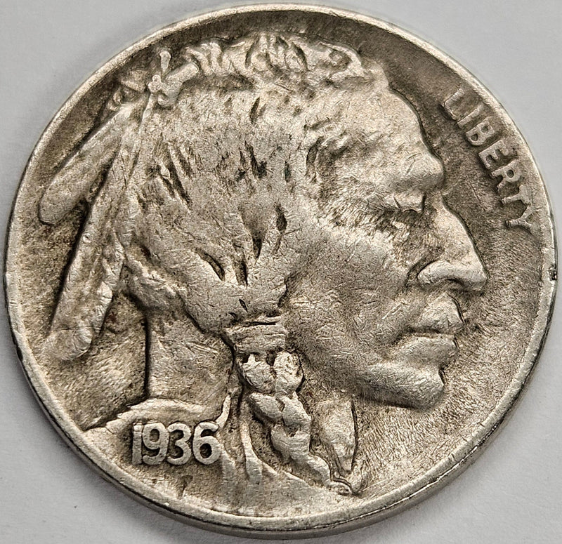 1936-D Buffalo Nickel Extremely Fine