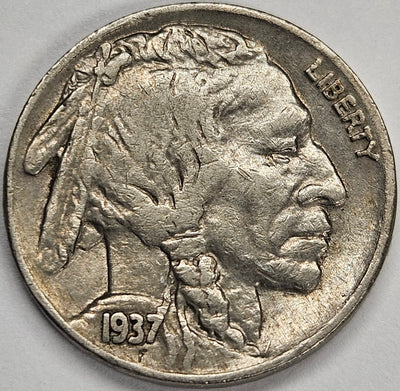 1937 Buffalo Nickel Choice About Uncirculated