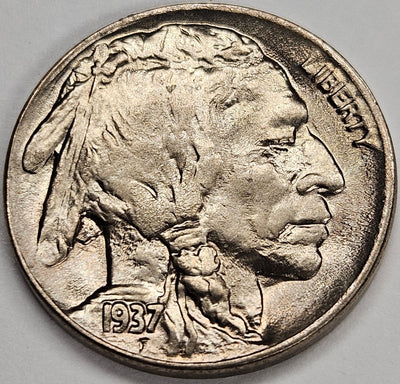 1937-D Buffalo Nickel Gem BU+