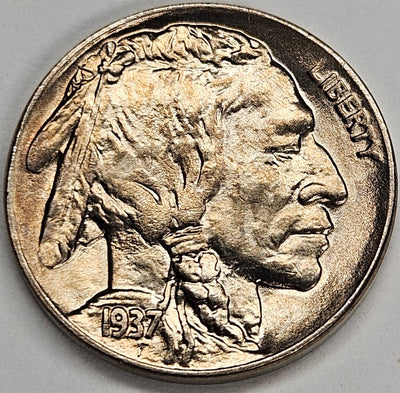 1937-D Buffalo Nickel Superb Brilliant Uncirculated