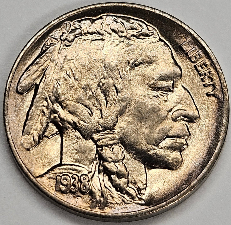 1938-D/D Buffalo Nickel Superb Brilliant Uncirculated