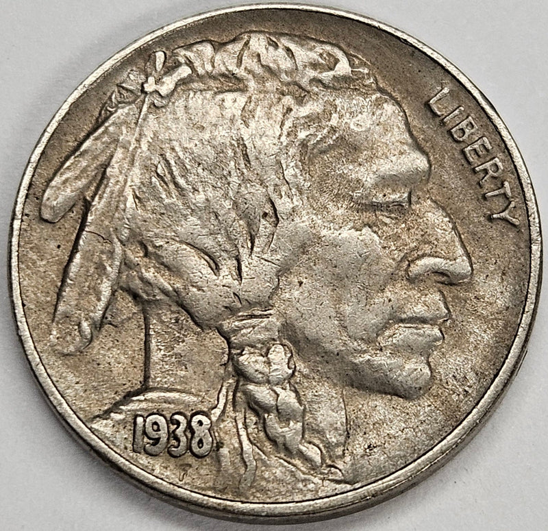 1938-D Buffalo Nickel Choice About Uncirculated