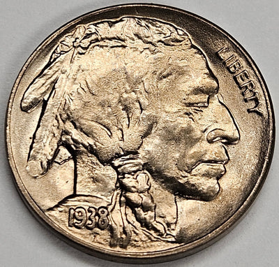 1938-D Buffalo Nickel Superb Brilliant Uncirculated
