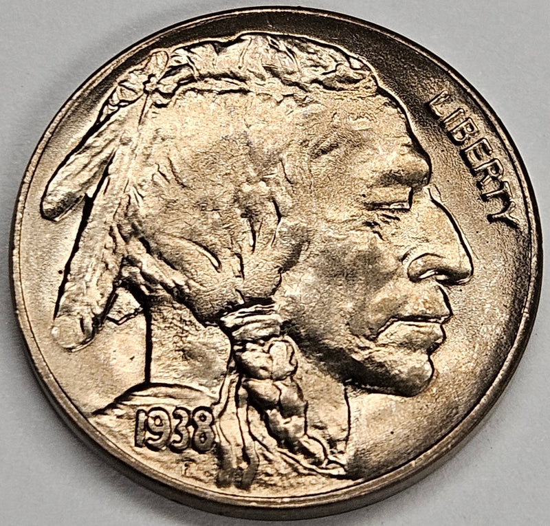 1938-D Buffalo Nickel Superb Brilliant Uncirculated