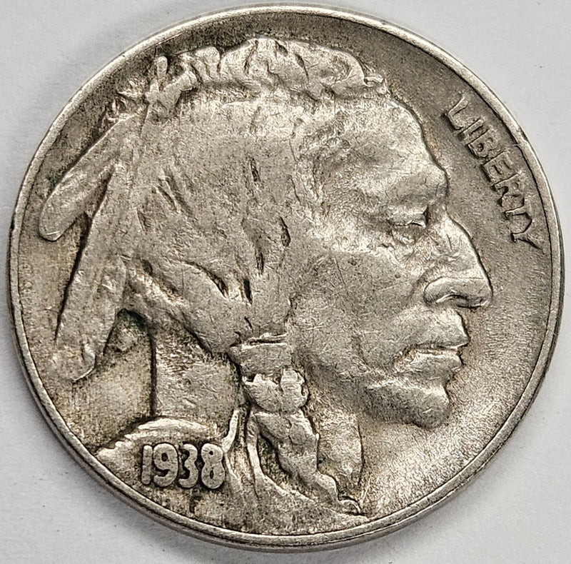 1938-D Buffalo Nickel XF/AU