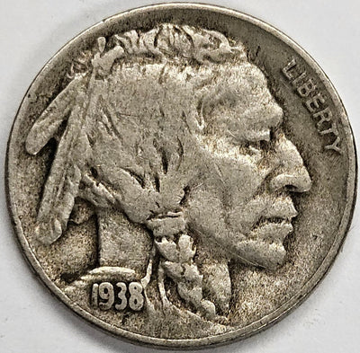 1938-D Buffalo Nickel Extremely Fine