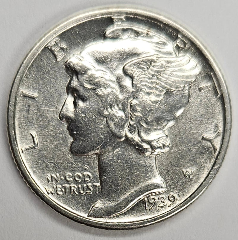1939 Mercury Dime Brilliant Uncirculated