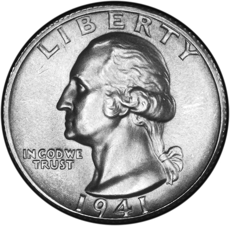 1941-S Washington Quarter Brilliant Uncirculated