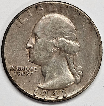 1941-D Washington Quarter Very Good