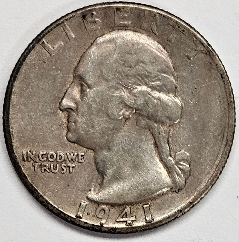 1941-D Washington Quarter Very Good