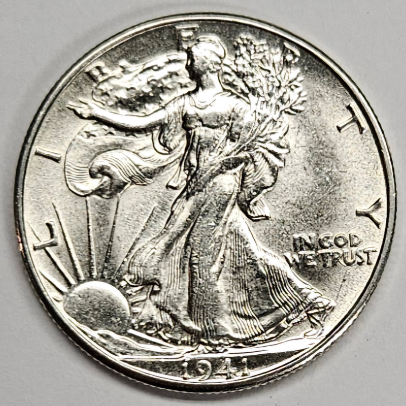 1941-D Walking Liberty Half Brilliant Uncirculated