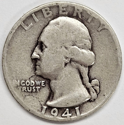 1941-S Washington Quarter Very Good