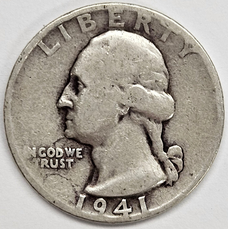 1941-S Washington Quarter Very Good