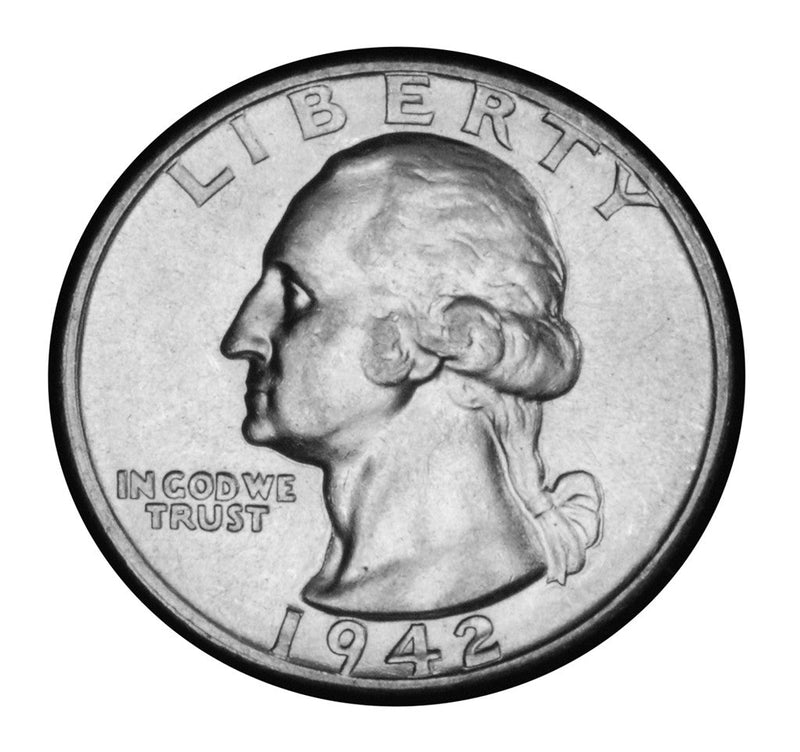 1942-S Washington Quarter Brilliant Uncirculated