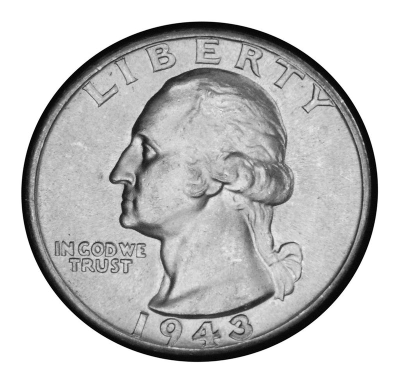 1943-D Washington Quarter Brilliant Uncirculated