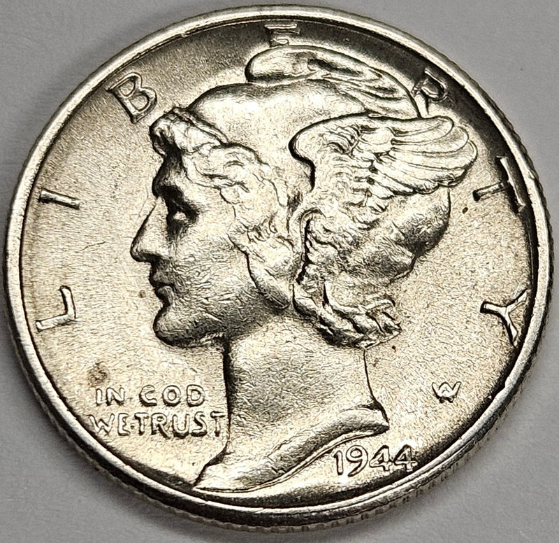 1944 Mercury Dime . . . . Brilliant Uncirculated