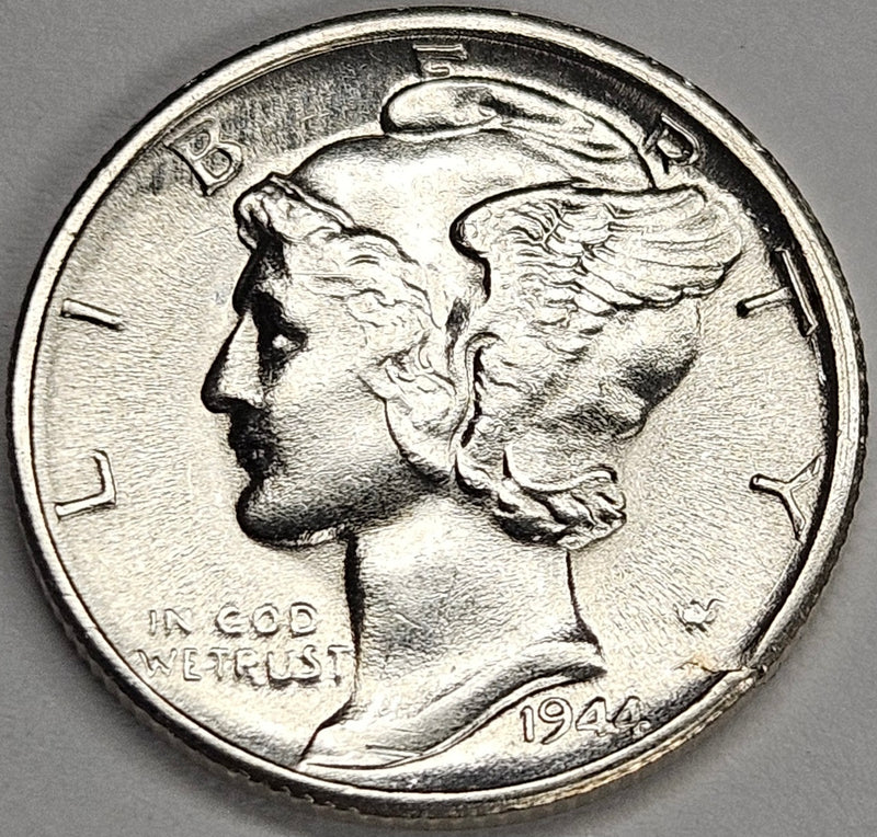 1944-S Mercury Dime . . . . Brilliant Uncirculated