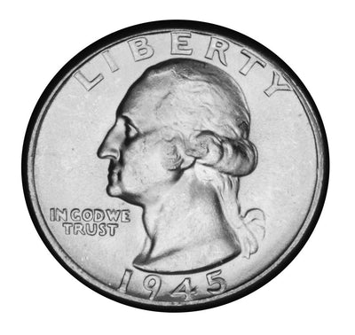 1945 Washington Quarter Brilliant Uncirculated