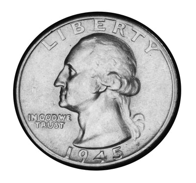 1945-S Washington Quarter Brilliant Uncirculated