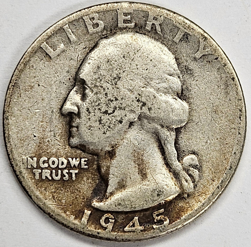1945-D Washington Quarter Very Good