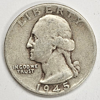 1945 Washington Quarter Very Good