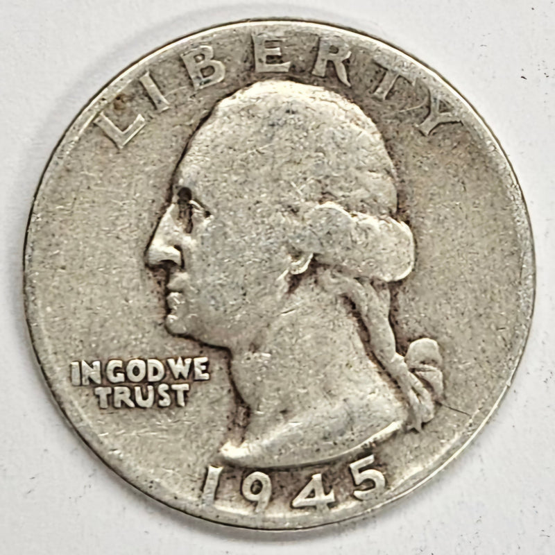 1945 Washington Quarter Very Good
