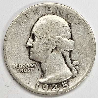 1945-S Washington Quarter Very Good