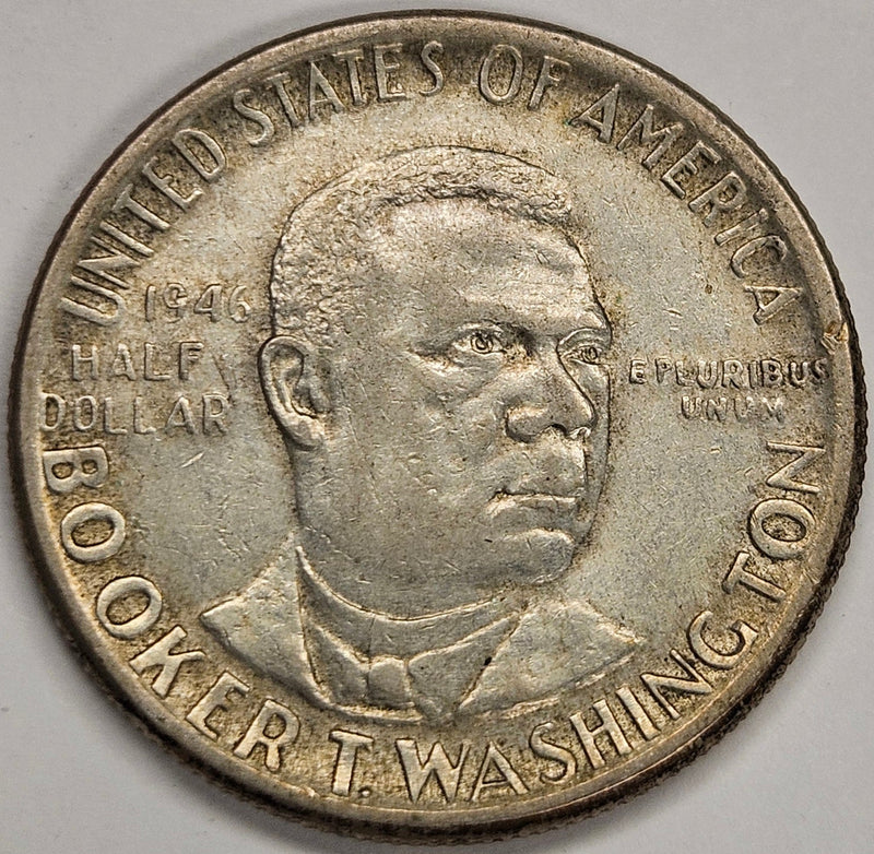 Washington-Carver Half 1954-S Select BU Toned