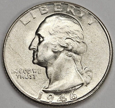 1946-D Washington Quarter Gem Brilliant Uncirculated