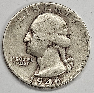 1946 Washington Quarter Very Good