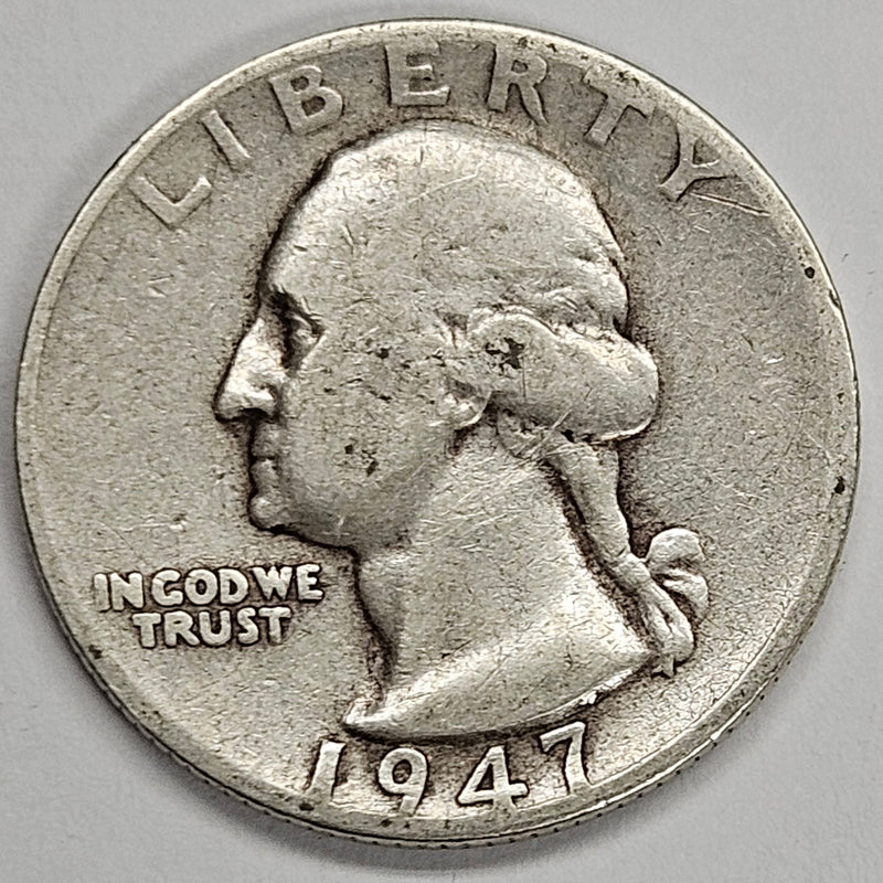 1947-S Washington Quarter Very Good