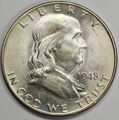 1948 Franklin Half Choice BU Full Bell Lines