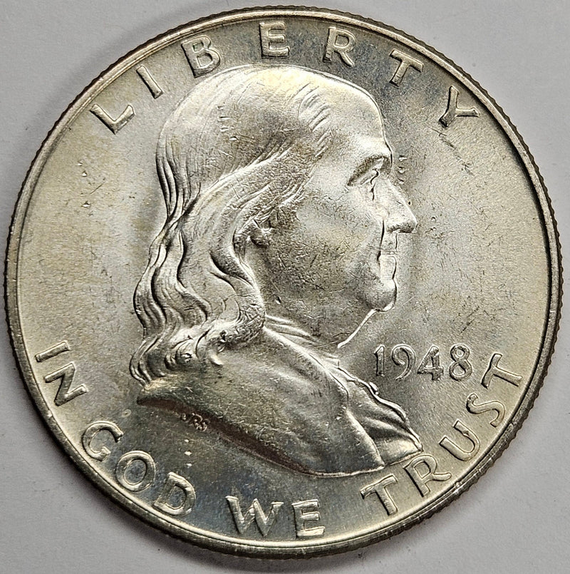 1948 Franklin Half Choice BU Full Bell Lines