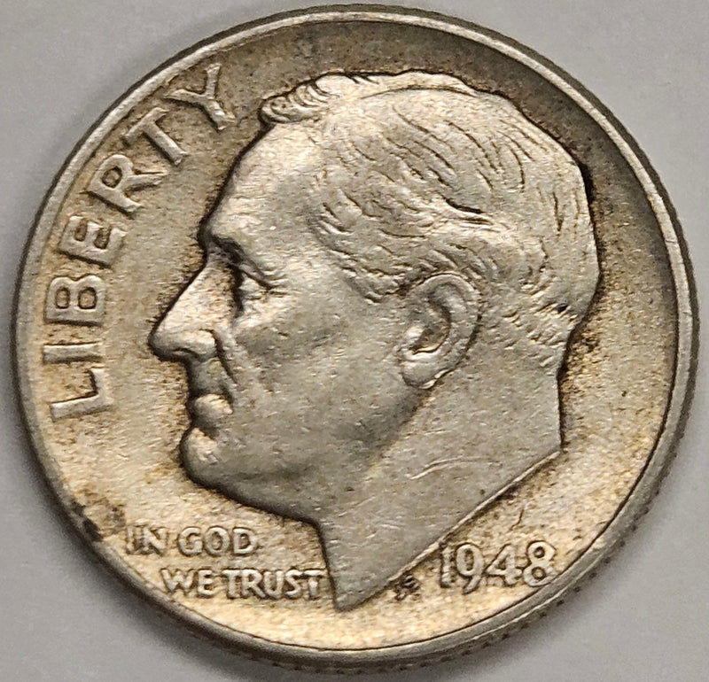 1948 Roosevelt Dime Extremely Fine
