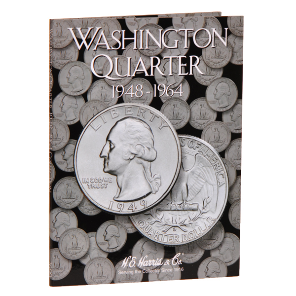 Washington Quarter Harris Coin Folder (1948 to 1964)