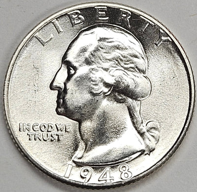 1948-D Washington Quarter Gem Brilliant Uncirculated
