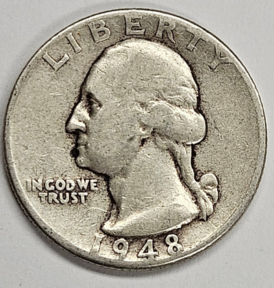 1948 Washington Quarter Very Good