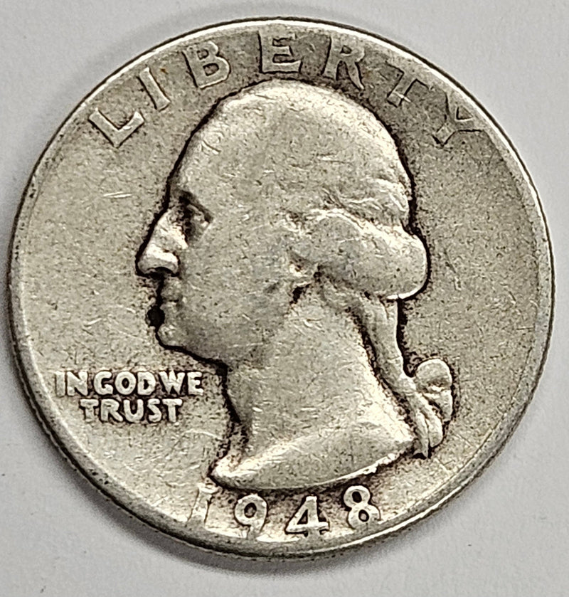 1948 Washington Quarter Very Good