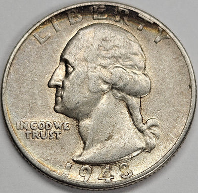 1948-S Washington Quarter Choice About Uncirculated