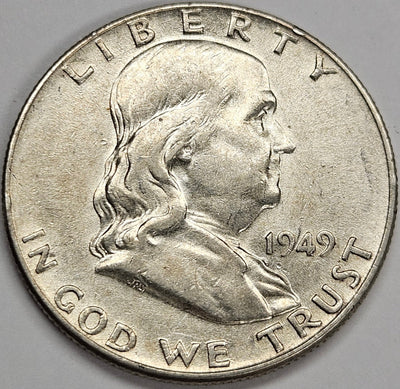 1949 Franklin Half XF/AU
