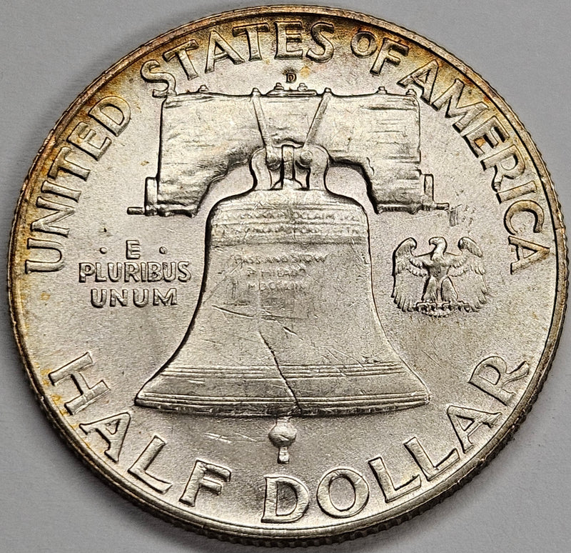 1949-D Franklin Half . . . . Choice BU Full Bell Lines