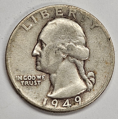1949-D Washington Quarter Very Good