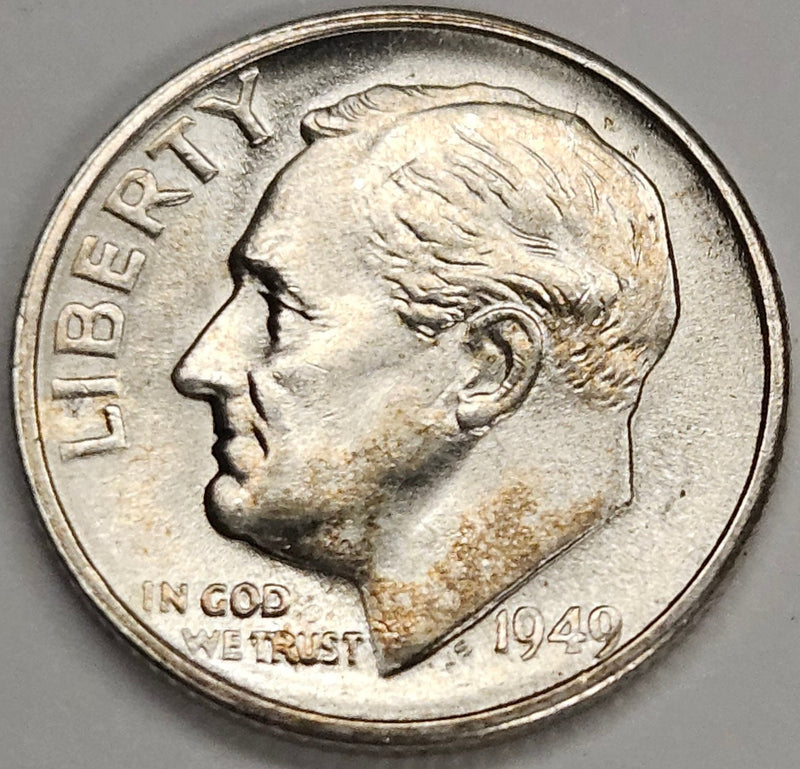 1949-S Roosevelt Dime Choice Brilliant Uncirculated