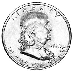 1950 Franklin Half Brilliant Uncirculated