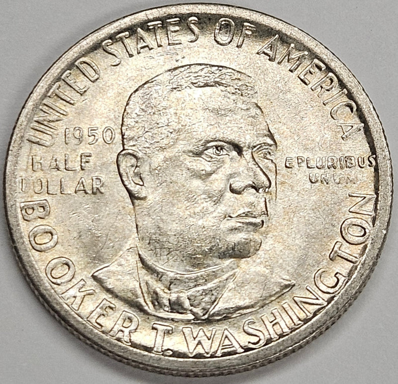 Booker T. Washington Half 1950-S Choice Brilliant Uncirculated