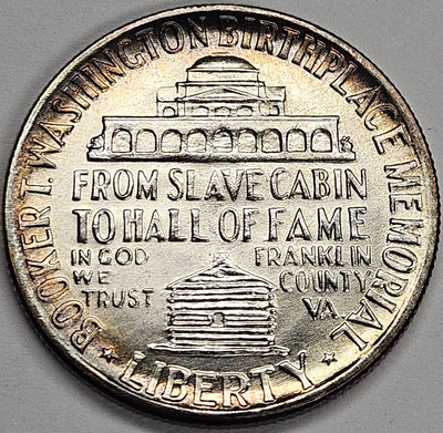 Booker T. Washington Half 1951 . . . . Gem BU Color!